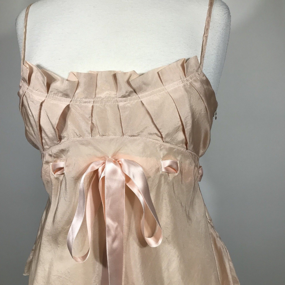 Emporio Armani -Blush Pink Silk Tank Top